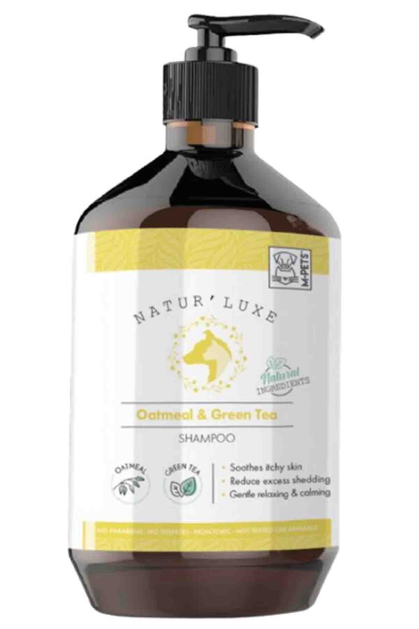 M-Pets Naturluxe Oatmeal & Green Tea Köpek Şampuanı 500ml