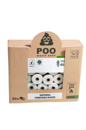 M-PETS - M-Pets Poo Dışkı Poşeti 15 Yaprak Naturel