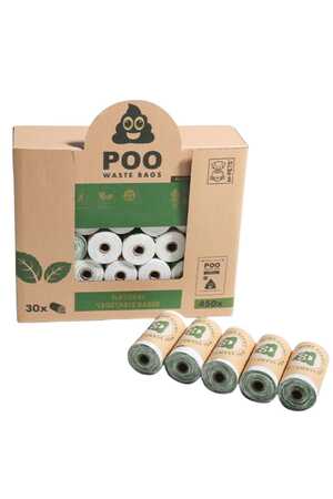 M-PETS - M-Pets Poo Dışkı Poşeti 15 Yaprak Nane Kokulu