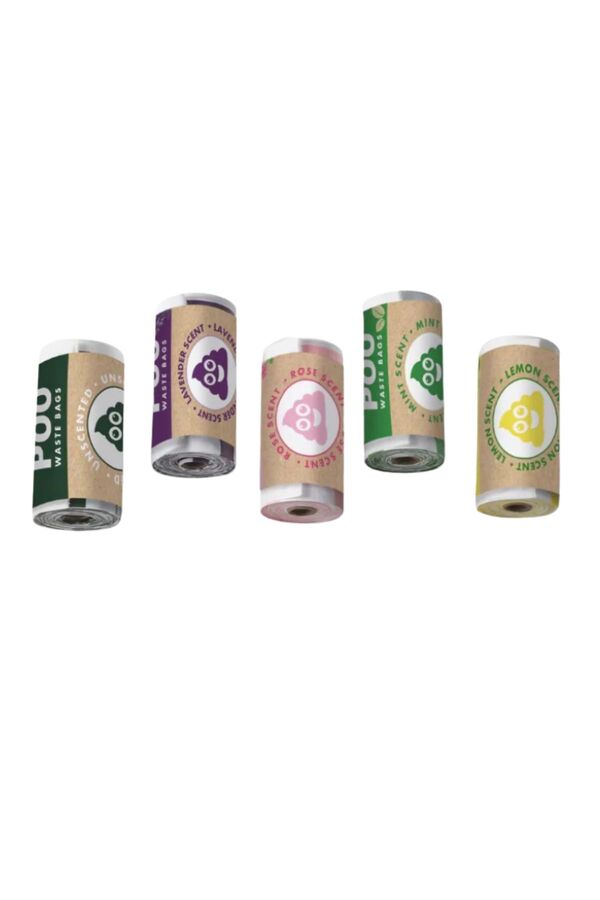 M-Pets Poo Dışkı Poşeti 15 Yaprak Limon Kokulu