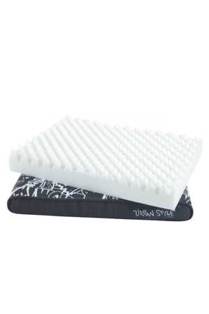 M-Pets Urbanstyle Contempo Cushion Yatak Black&White (S) 65x45x9cm - Thumbnail