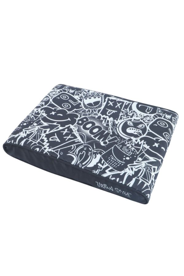 M-Pets Urbanstyle Contempo Cushion Yatak Black&White (M) 80x55x9cm