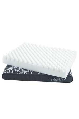 M-Pets Urbanstyle Contempo Cushion Yatak Black&White (M) 80x55x9cm - Thumbnail