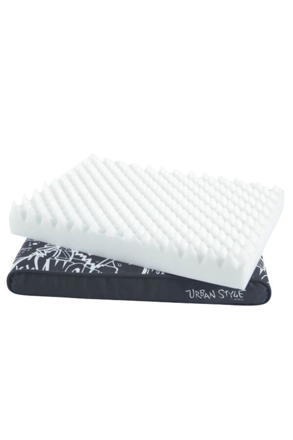 M-Pets Urbanstyle Contempo Cushion Yatak Black&White (M) 80x55x9cm