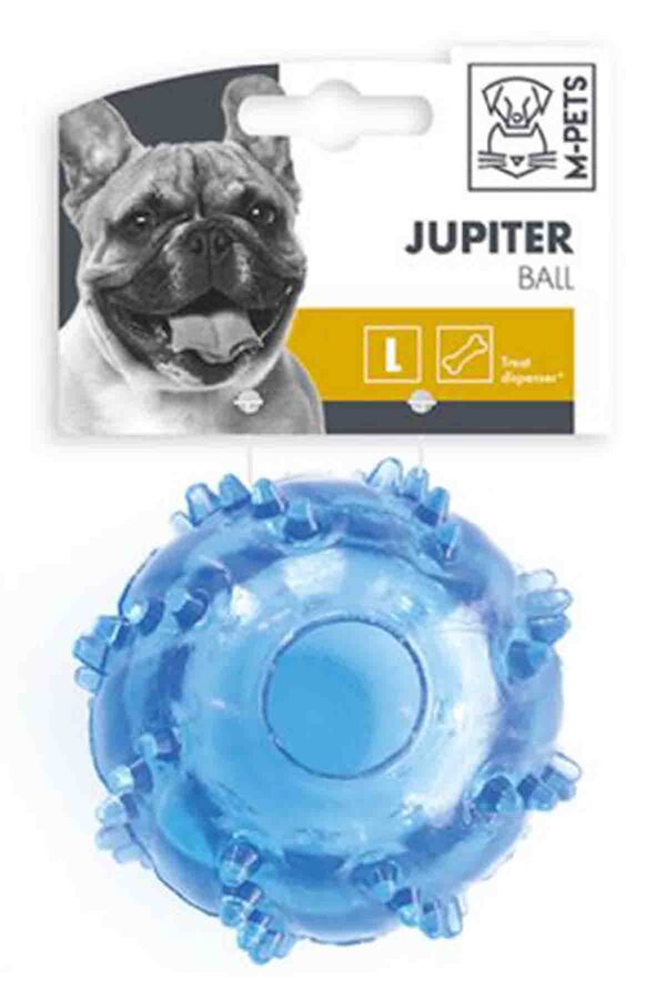 M-Pets Jupiter Ödül Hazneli Kauçuk Top Köpek Oyuncağı L