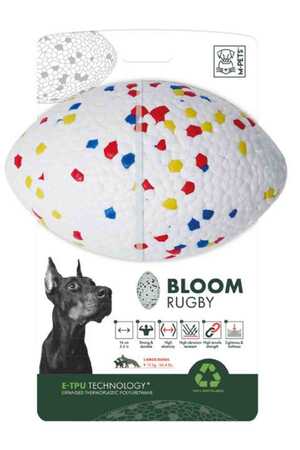 M-PETS - M-Pets Bloom Rugby Parçalanmaz Rugby Topu Mix Color
