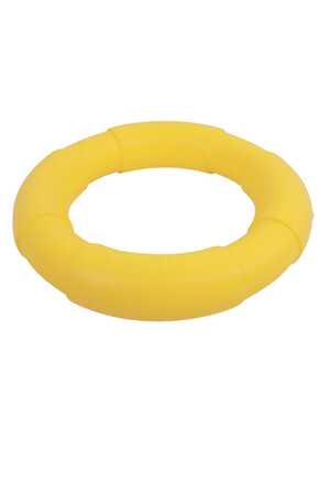 M-Pets Air Toss Circle Dayanıklı Suda Yüzen Köpek Oyuncağı Yellow - Thumbnail