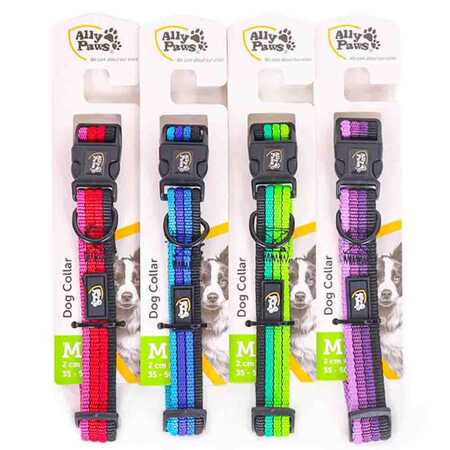 Ally Paws Dog Collar Köpek Boyun Tasması Medium 2cmx35-50cm - Thumbnail