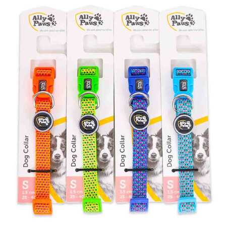 Ally Paws Dog Collar Köpek Boyun Tasması Small 1,5cmx25-40cm - Thumbnail