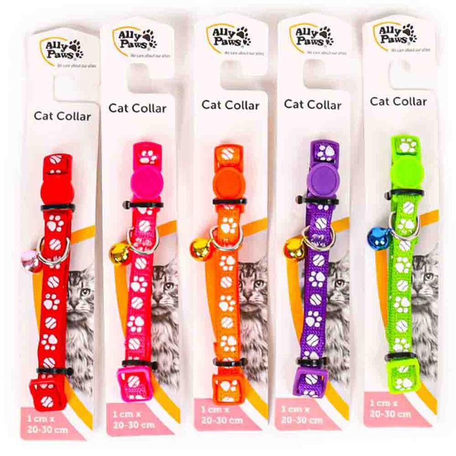 Ally Paws Cat Collar Zilli Kedi Tasması 1cmx20-30cm