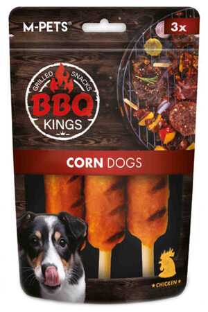 M-Pets BBQ Kings Corn Tavuklu Köpek Ödül Maması 90gr - Thumbnail