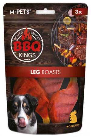 M-Pets BBQ Kings Leg Roasts Tavuklu Köpek Ödül Maması 70gr - Thumbnail