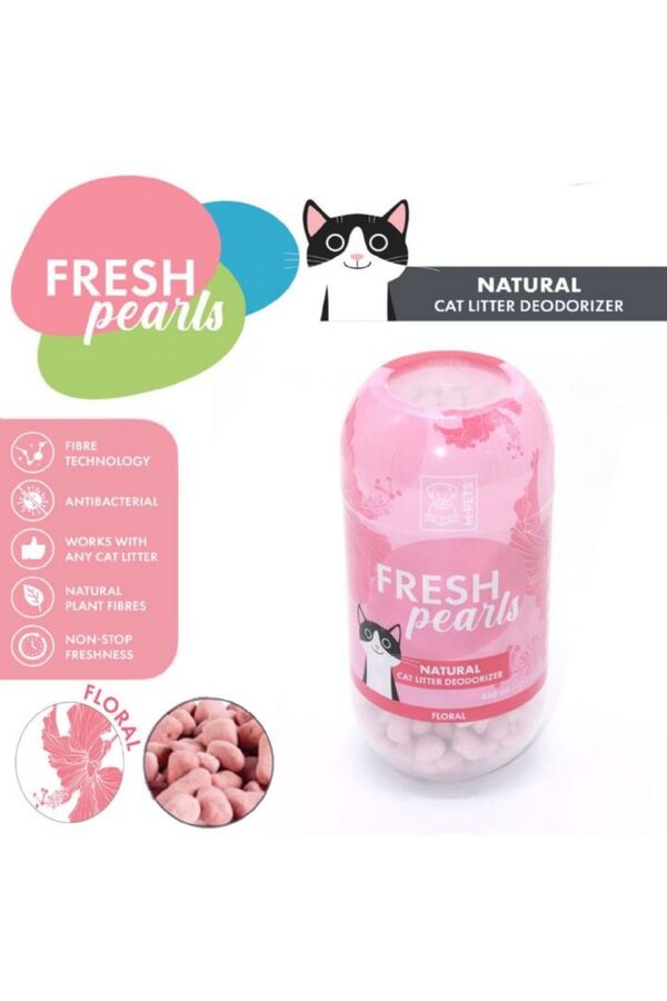 M-Pets Fresh Pearls Kedi Kumu Deodorant Çiçek Kokulu 450ml