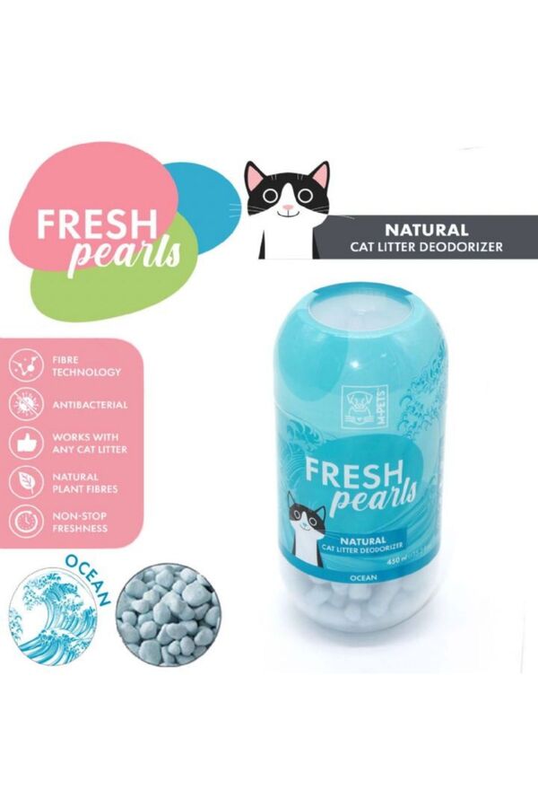 M-Pets Fresh Pearls Kedi Kumu Deodorant Okyanus Kokulu 450ml 