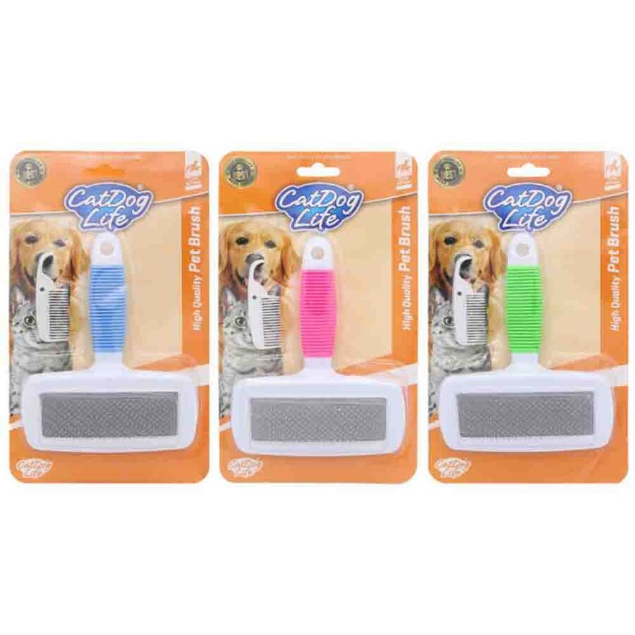 Cat/Doglife Kedi ve Köpekler İçin İnce Telli Fırça+Tarak Large