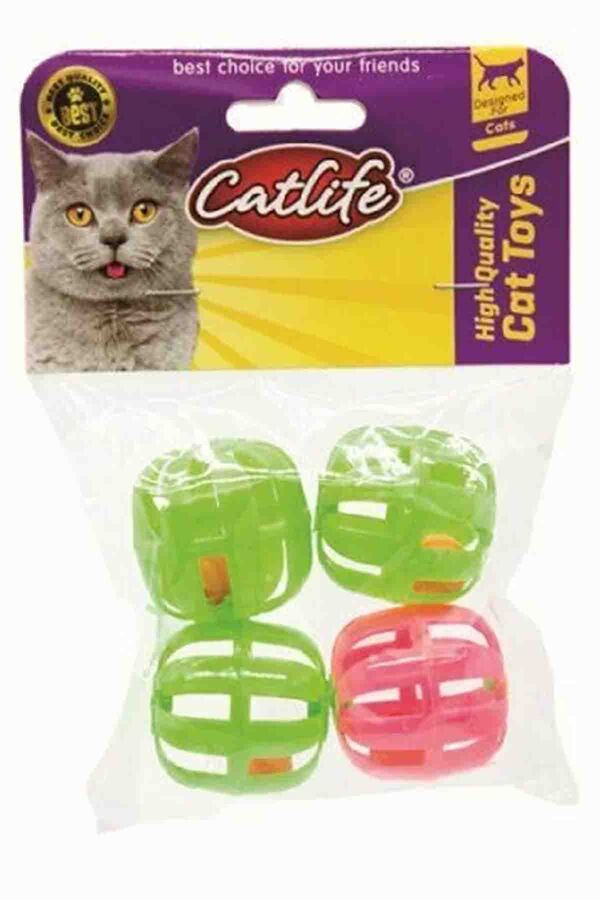 Catlife Zilli Kedi Oyuncağı 4lü Paket