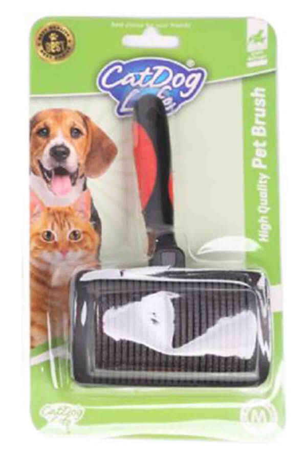 Cat/Doglife Kedi ve Köpekler İçin İnce Telli Basmalı Fırça Medium