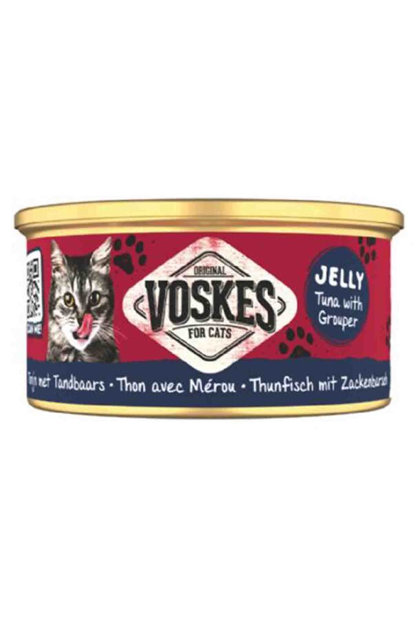 Voskes Ton Balıklı ve Orfoz Balıklı Kedi Konservesi 85gr