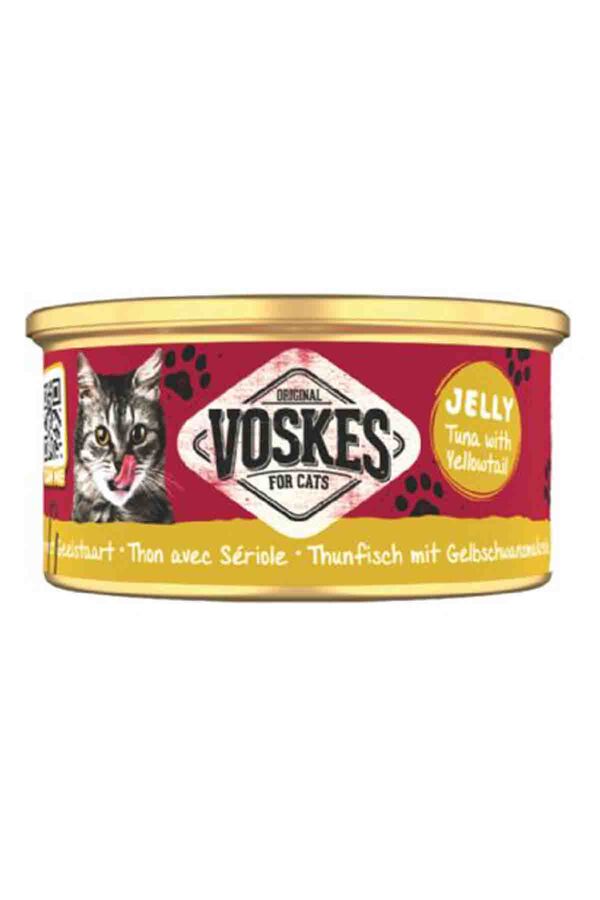 Voskes Ton Balıklı ve Sarıkuyruk Balıklı Kedi Konservesi 85gr
