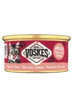 VOSKES - Voskes Ton Balıklı ve Somonlu Kedi Konservesi 85gr