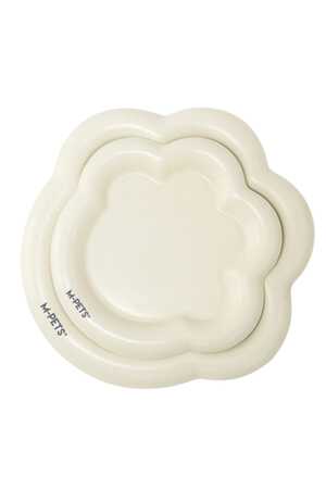 M-Pets Pawsy Seramik Mama Kabı White 100ml - Thumbnail