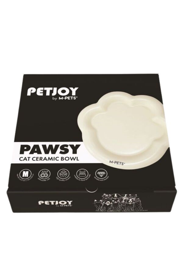 M-Pets Paws Seramik Mama Kabı White 175ml