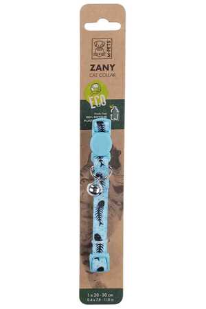 M-PETS - M-Pets Zany Zilli Kedi Boyun Tasması Black/Blue