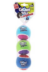 GIGWI - Gigwi Ball Tenis Topu 3lü 6 cm Köpek Oyuncağı