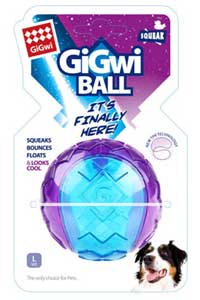 Gigwi Ball Sert Top 7 cm Şeffaf Köpek Oyuncağı