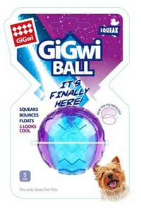 GIGWI - Gigwi Ball Sert Top 5 cm Köpek Oyuncağı