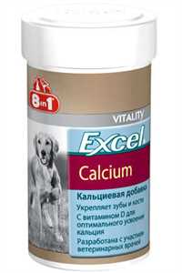 8 IN 1 - 8in1 Excel Calcium Yavru ve Yetişkin Köpeklerin Eklem Sağlığı için Tablet 155 Adet