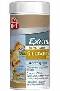 8 IN 1 - 8in1 Excel Glucosamine MSM Köpeklerin Eklem Sağlığı için Tablet 55 Adet