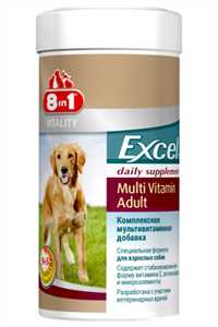8 IN 1 - 8in1 Excel Köpekler için Multivitamin Tablet 70 Adet