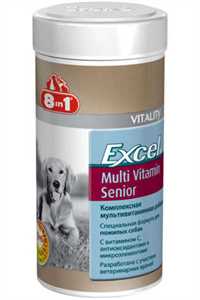 8 IN 1 - 8in1 Excel Yaşlı Köpekler için Multivitamin Tablet 70 Adet