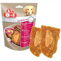 8 IN 1 - 8in1 Fillets Pro Skin Deri Ve Tüy Sağlığı İçin Köpek Ödül Maması Small 80gr