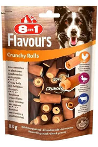8 IN 1 - 8in1 Flavours Crunchy Rolls Kıtır Köpek Ödülü 85gr