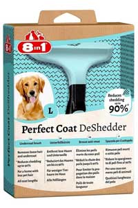 8 IN 1 - 8in1 Perfect Coat DeShedder Furminator Büyük Irk Uzun Tüylü Köpek Tarağı (L)
