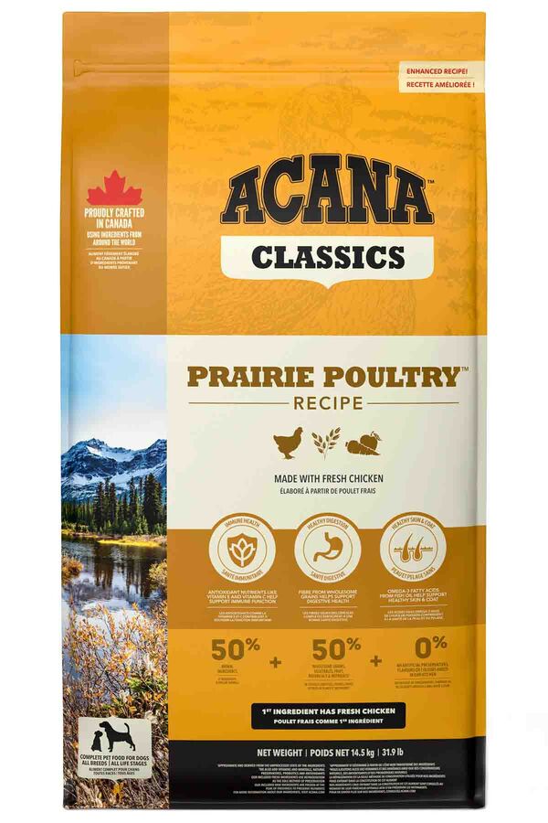 Acana Prairie Poultry Tavuk ve Hindi Etli Köpek Maması 14,5kg