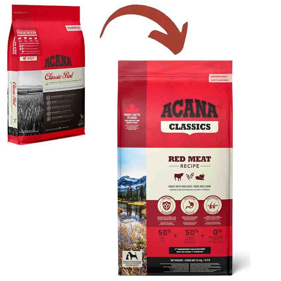 Acana Classics Red Meat Düşük Tahıllı Köpek Maması 14,5kg