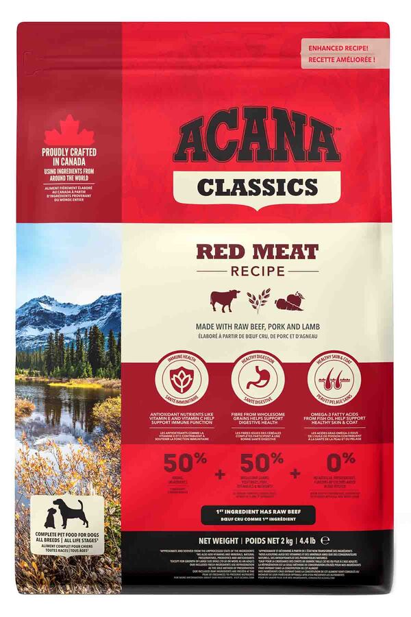 Acana Classic Red Düşük Tahıllı Köpek Maması 2kg
