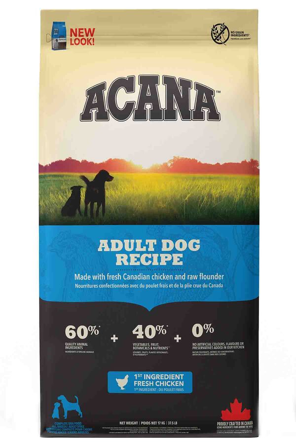 Acana Adult Dog Tahılsız Tavuk ve Balıklı Yetişkin Köpek Maması 17kg