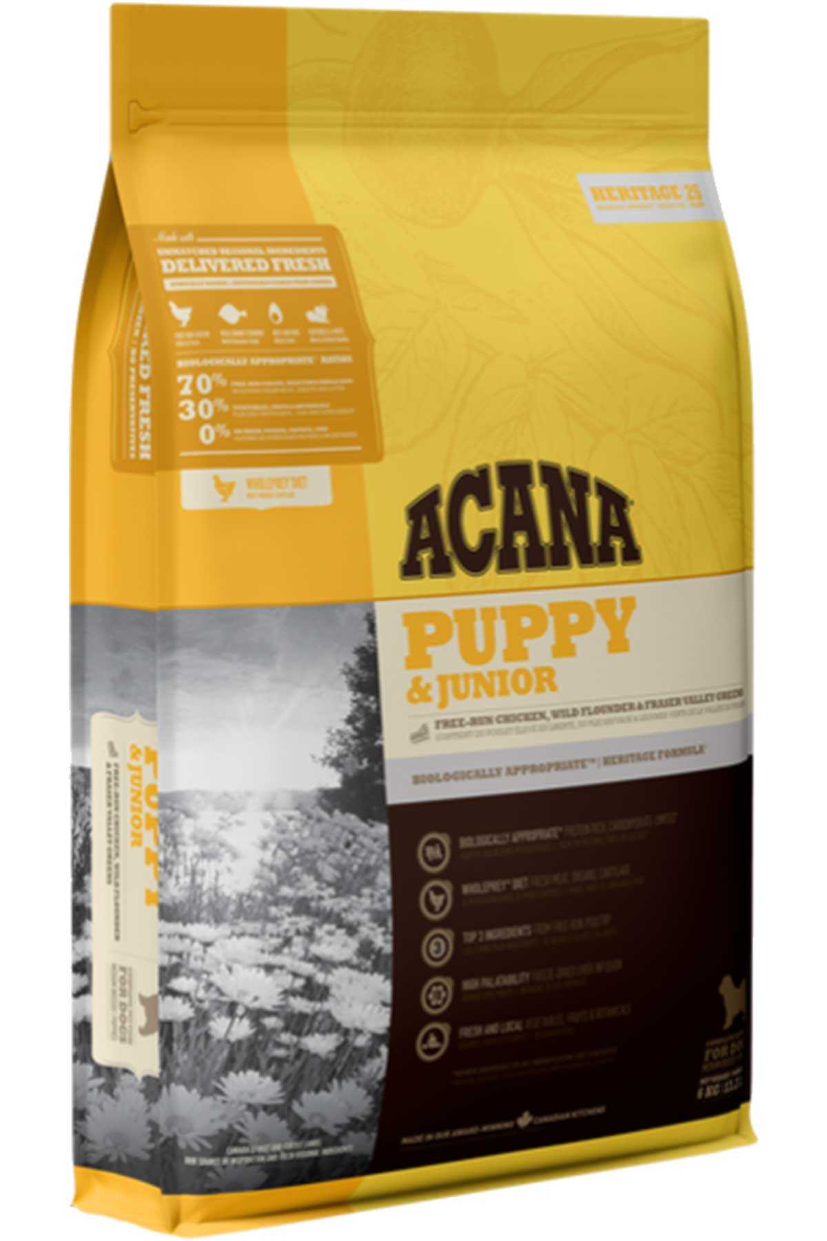 Acana Puppy & Junior Tahılsız Yavru Köpek Maması 6kg