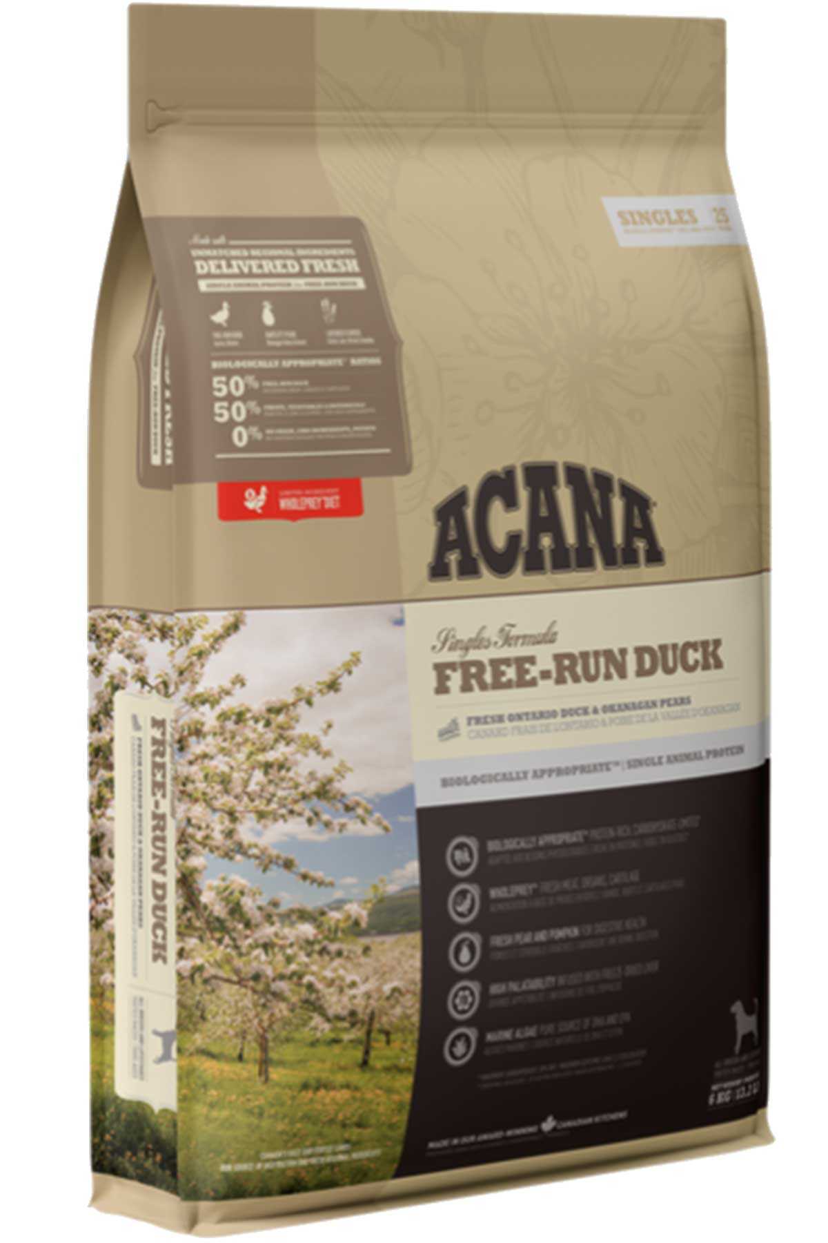 Acana Free Run Duck Tahılsız Ördekli Köpek Maması 11,4kg