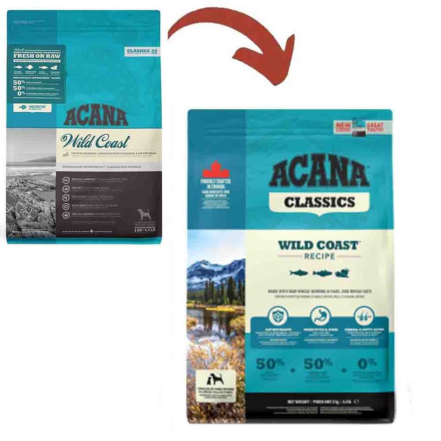 Acana Wild Coast Tahılsız Balıklı Köpek Maması 2kg