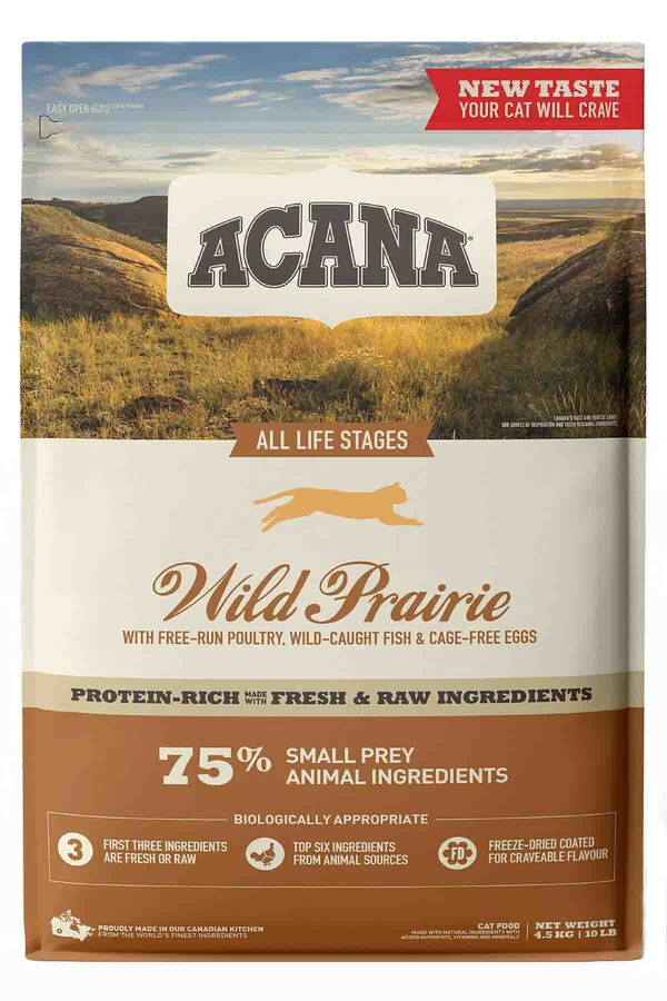 Acana Wild Prairie Tahılsız Tavuklu Ve Balıklı Kedi Maması 4,5kg