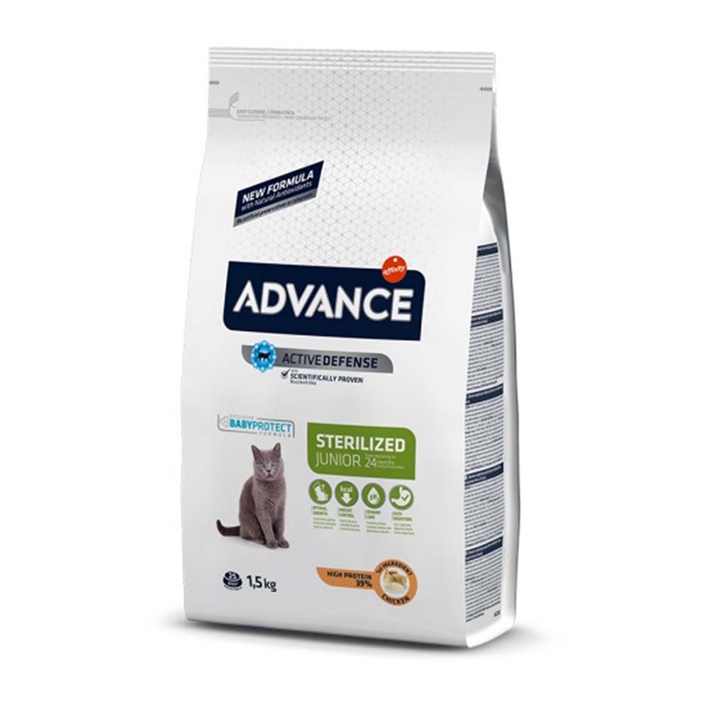 Advance Young Sterilised Tavuklu Kısırlaştırılmış Kedi Maması 1,5kg