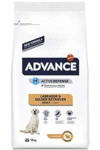 ADVANCE - Advance Labrador ve Golden Retriever Tavuklu Köpek Maması 12kg