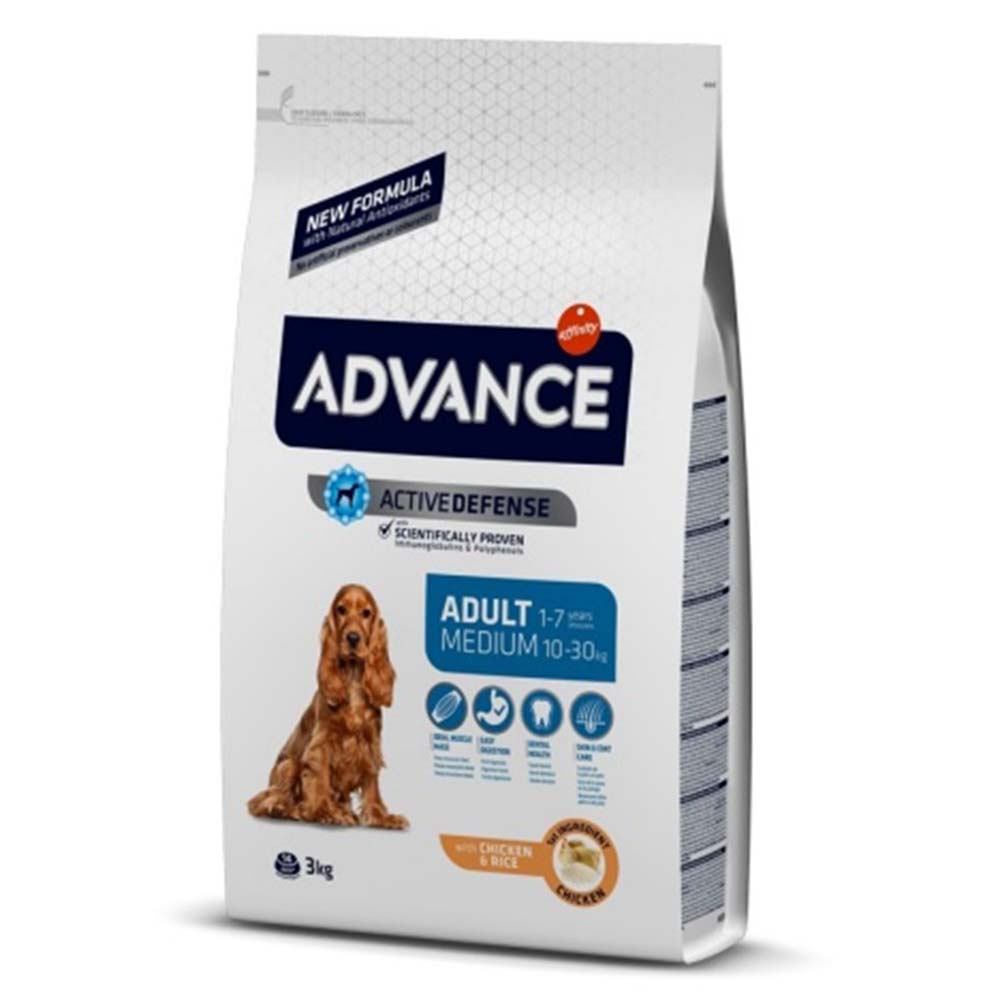 Advance Tavuklu Orta Irk Yetişkin Köpek Maması 3kg