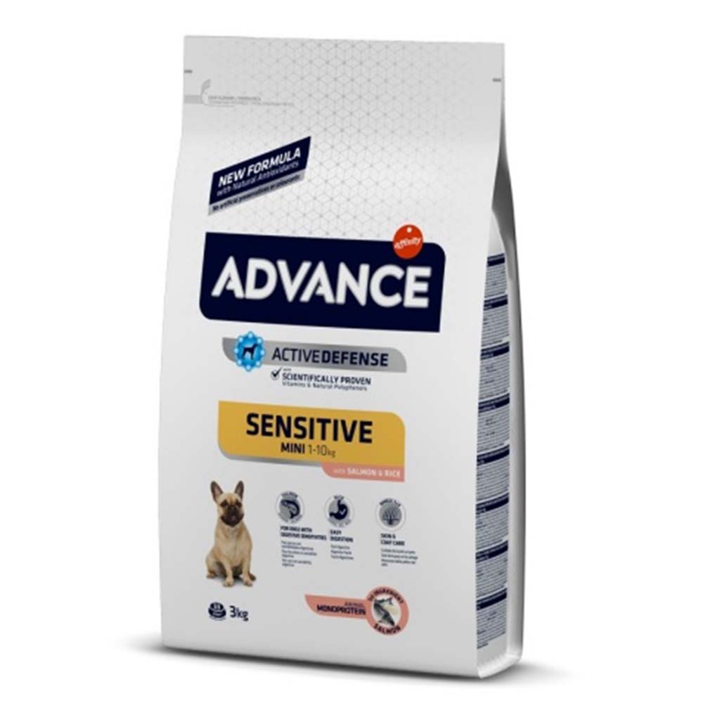 Advance Sensitive Somonlu Küçük Irk Yetişkin Köpek Maması 3kg