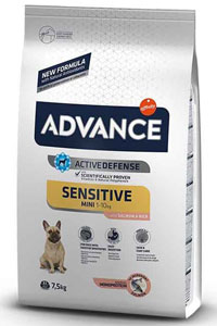 Advance Mini Sensitive Somonlu Küçük Irk Yetişkin Köpek Maması 7.5kg